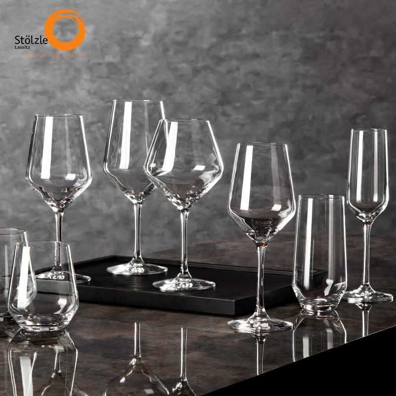 stolzle soyat red wine glass germany imported crystal glass red wine glass goblet household wine glass full figure