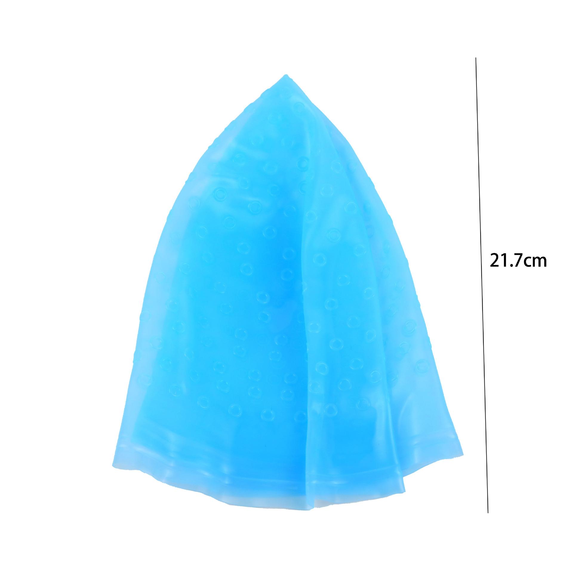 Amazon Hot Hightlights Hat Spot Hair Treatment Oil Dyeing Hat Silicone Hightlights Hat Hair Dyeing Hair Tools Wholesale Specification drawing