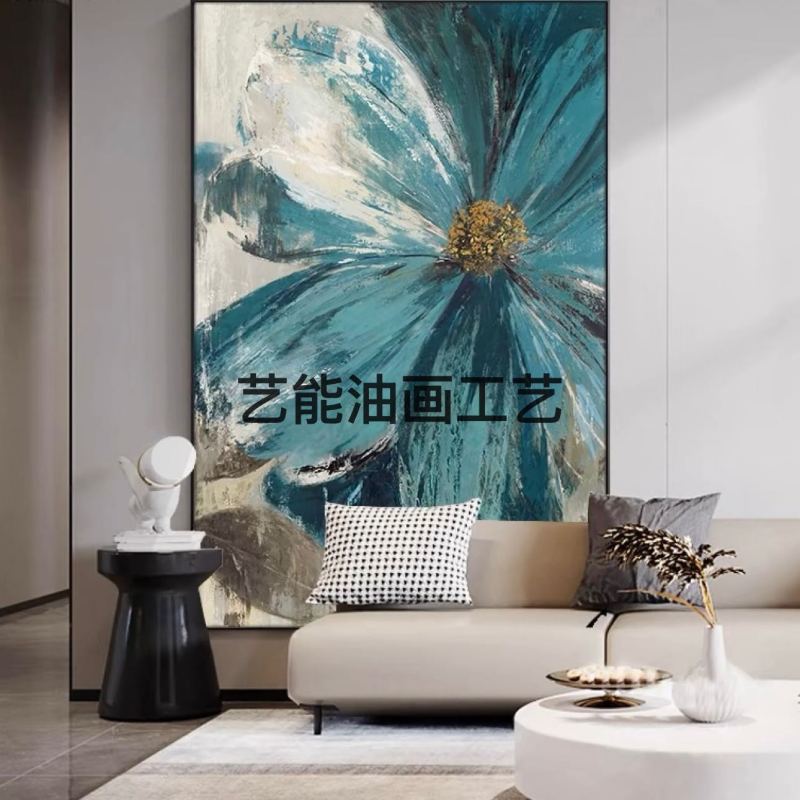 酒店房间手绘油画/入户门油画/painting/基督教畫/油画装饰画产品图