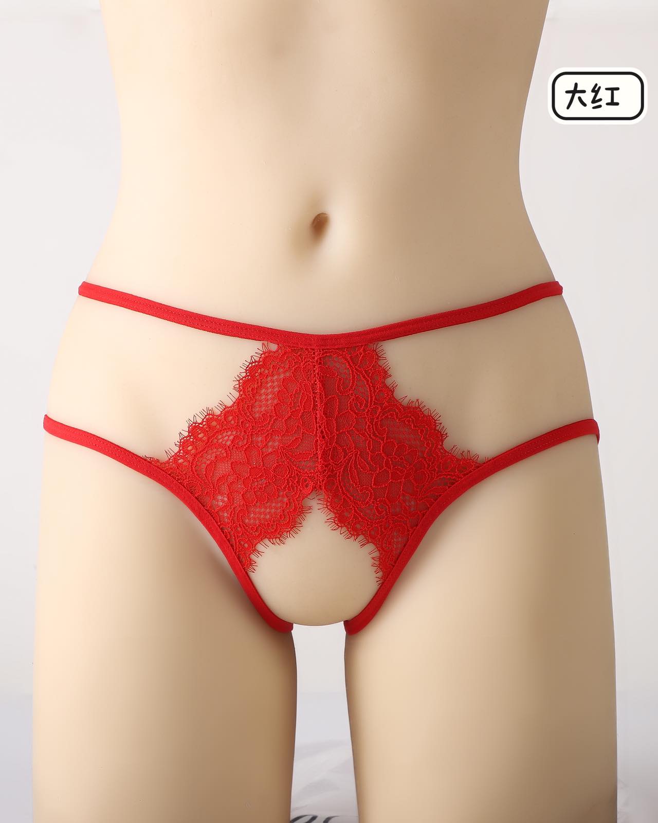 New lace style women's shorts and underwear, women's seamless lace low-waisted thong, lace solid color underwear