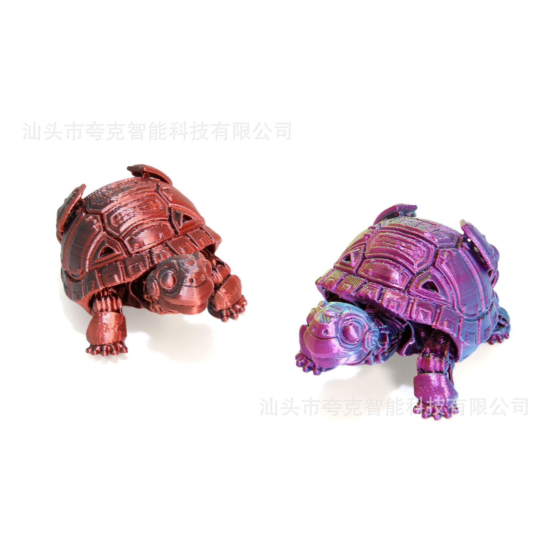 new cross-border 3d printing machinery turtle integrated joint movable creative model decoration gift home Application Scenario