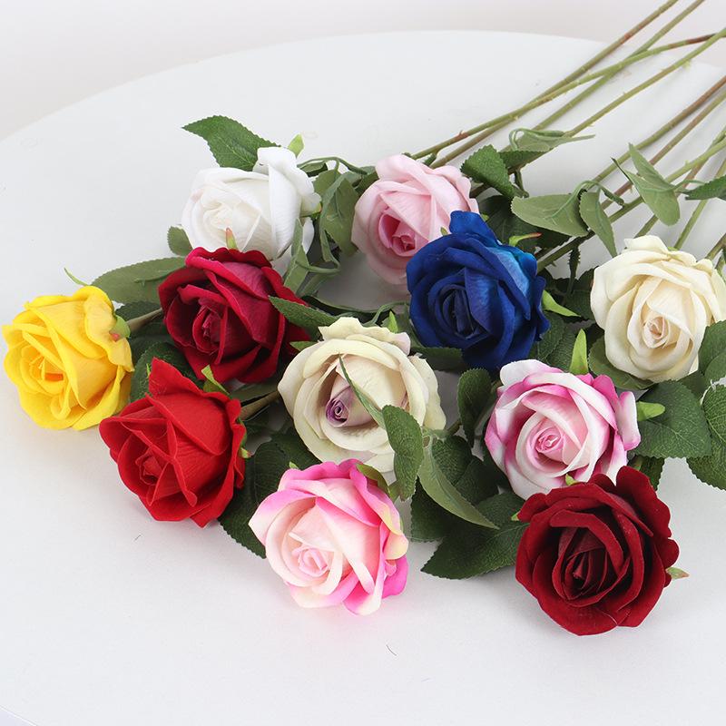 artificial flannel rose valentine's day home wedding decoration artificial flower rose wall waterfall artificial flower Specification drawing