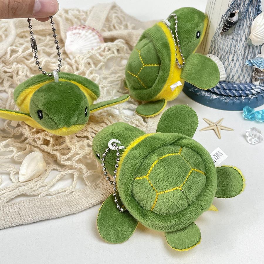 new little turtle turtle plush toy cell phone bag keychain doll pendant doll small gift wholesale details Picture