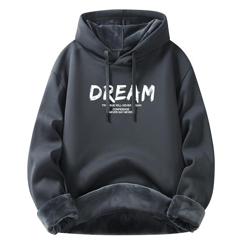 sweater men's 2024 autumn and winter new youth loose cotton hoodie male and female large size velvet hoodie tide Application Scenario