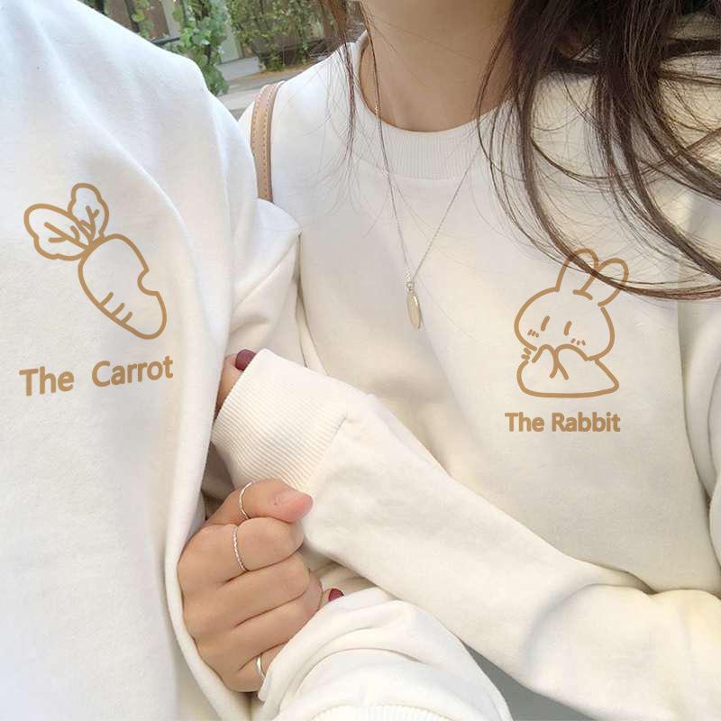 different couple wear autumn and winter brushed hoody 2024 new trendy brand fashion french high sense coat