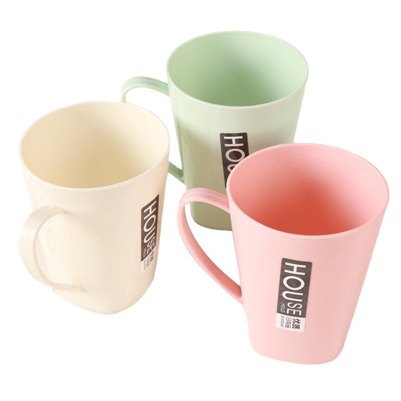 简约时尚洗漱 漱口杯 素色塑料刷牙杯情侣刷牙杯 洗漱水杯子白底实物图