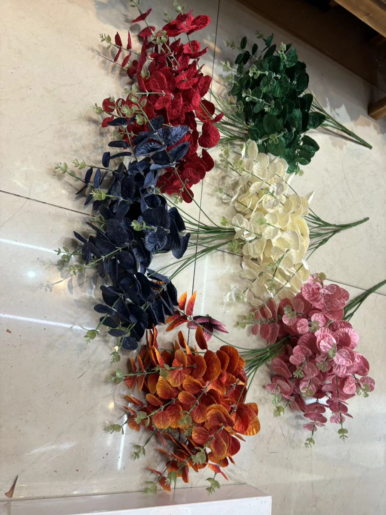 仿真丝布金钱叶，工艺品仿真花，手感好仿真花假花仿真花假花