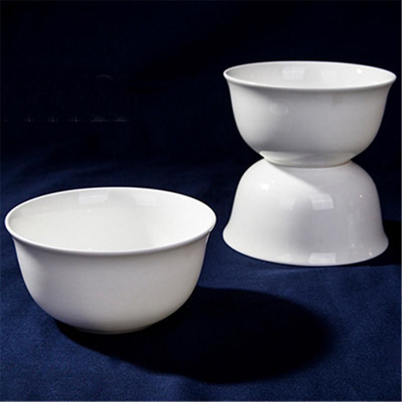 guangzhou factory cross-border wholesale restaurant home pure white bone china 4.5 inch soup rice bowl sauce dipping bowl Application Scenario