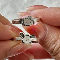 hello kitty sanrio pacha dog ring ins cute cartoon open ring student girlfriends' gift couples bracelet