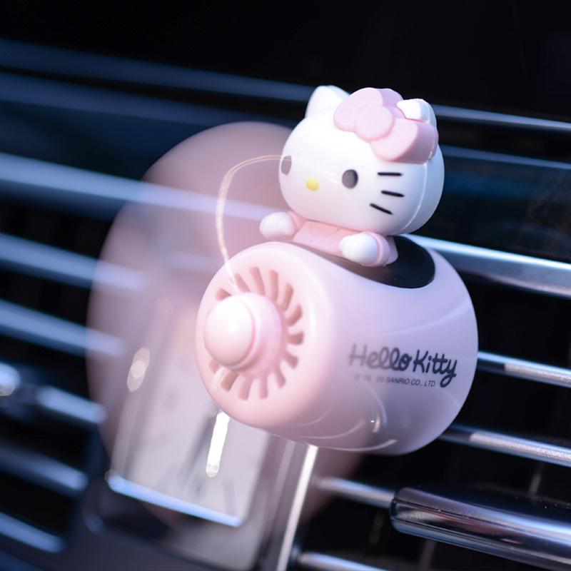 Hello Kitty Hello Kitty Car Aromatherapy Cartoon Girl Air Outlet Aromatherapy Car Decoration Supplies Application Scenario
