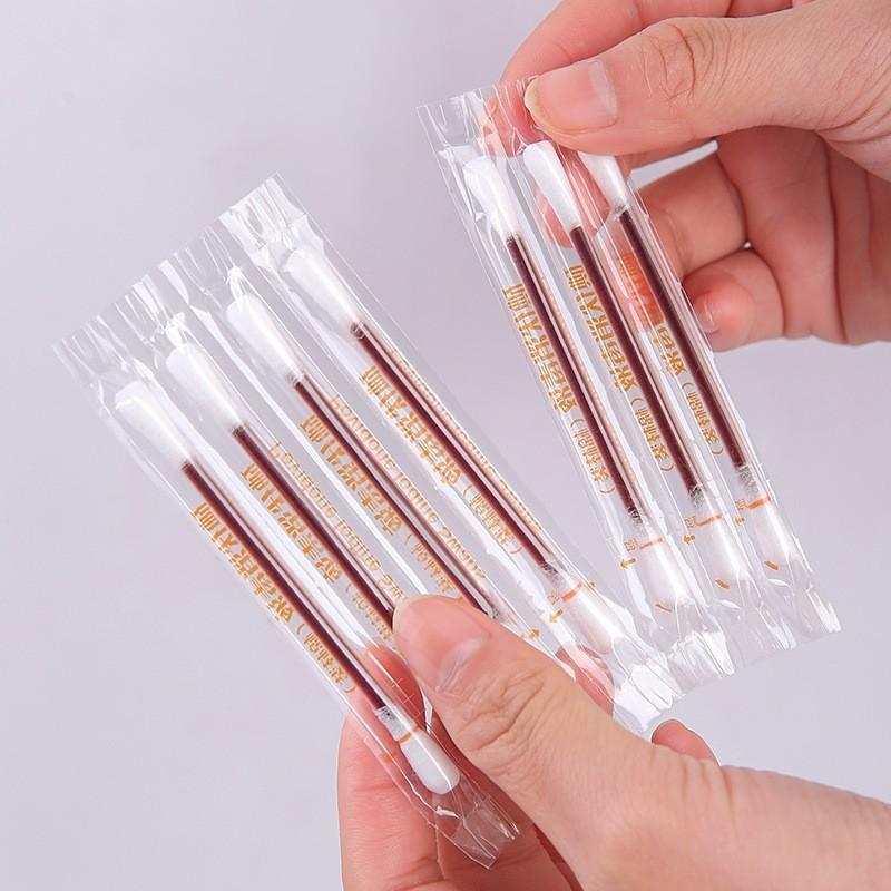 iodophor cotton swab disposable disinfection tablet iodine cotton swab outdoor wound disinfection alcohol cotton piece first aid kits accessories details Picture