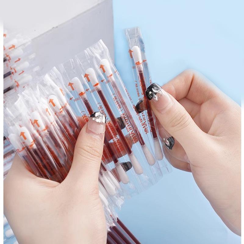 disposable povidone cotton swab iodine disinfection cotton swab household small wound disinfection cleaning povidone cotton swab stick sterilization