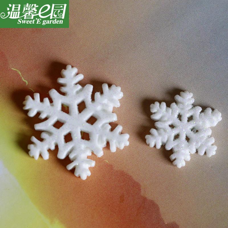 moss micro landscape landscaping material diy ornaments accessories christmas snowflake mini small ornaments cell phone shell accessories full figure