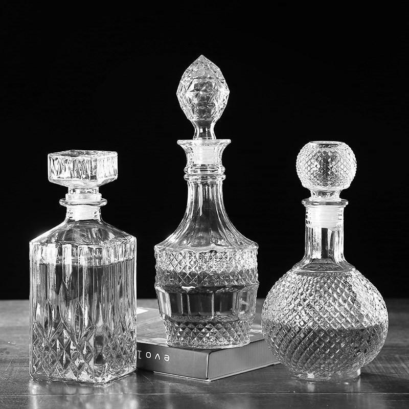 factory wine decanter 50 ml1000ml creative trial storage bottle transparent diamond red wine bottle imported wine bottle Application Scenario
