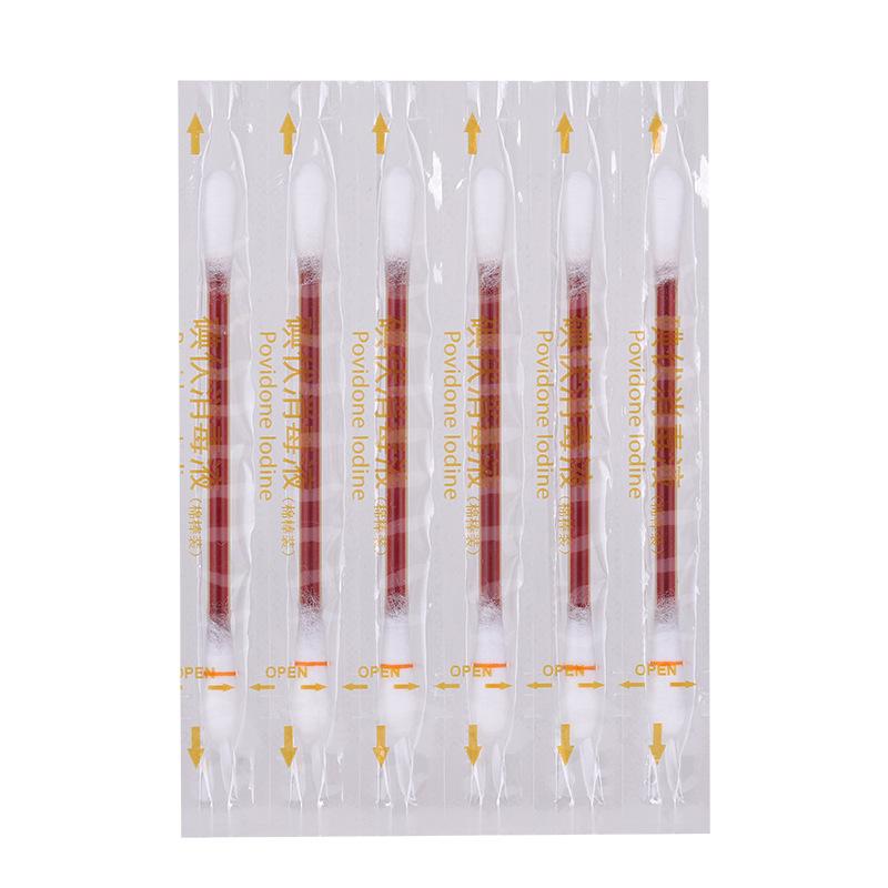 Doraemon Baby Broken Iodophor Cotton Swab Disposable Iodine Cotton Swab Iodine Cotton Swab 30 PCs 6219 Specification drawing