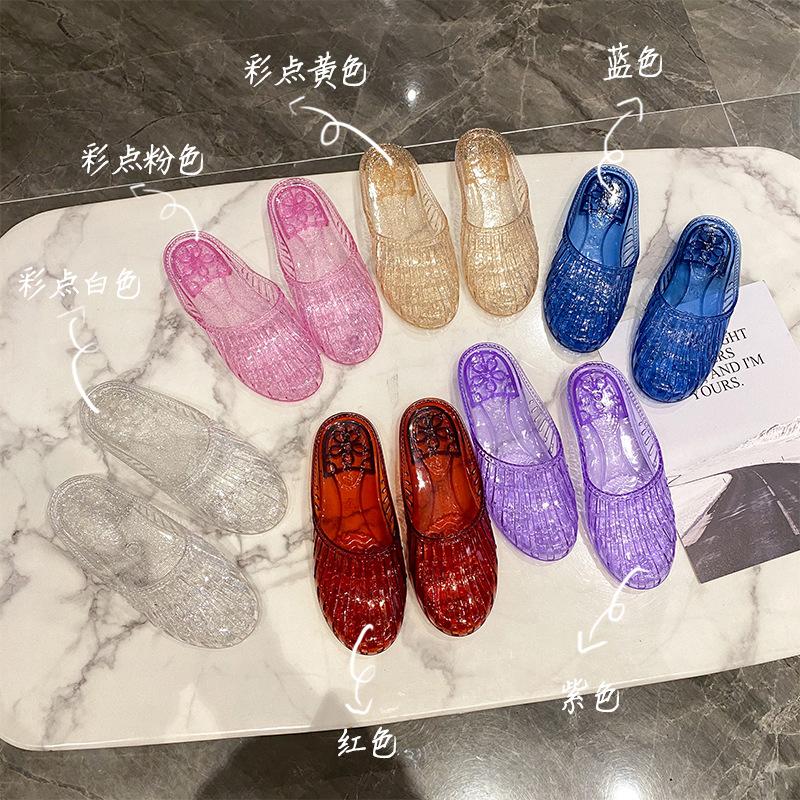 Ladies Slippers Summer New Women's Crystal Shoes 2021 Thai Sandals Women's Home Shoes Southeast details Picture