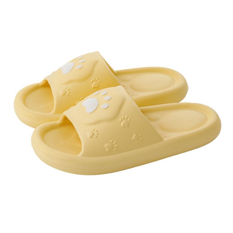 wholesale slippers for women summer internet celebrity home indoor kitten's paw eva anti-slip couple bathroom slippers for men Item Picture