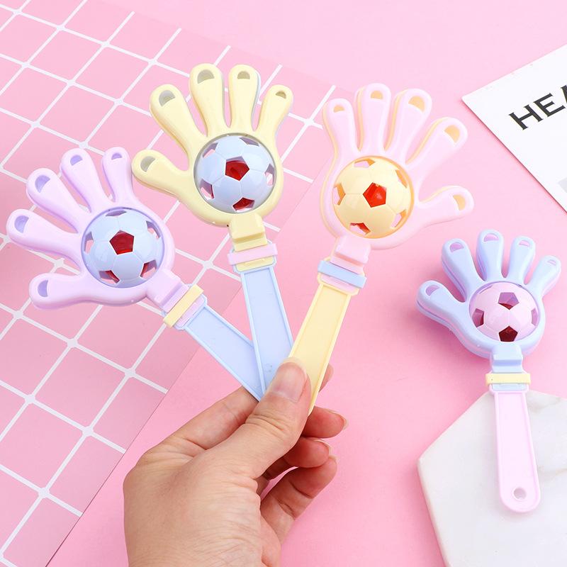 hand rattle pan baby puzzle rattle baby comfort grip training toy hand-held musical instrument claps hand palm claps