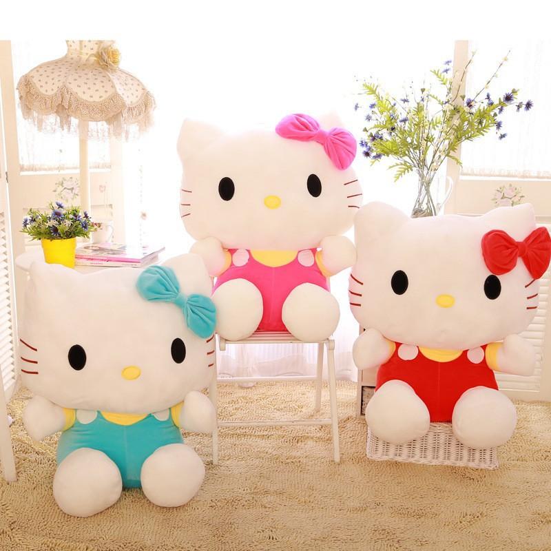 cute hello  doll cute kitty doll pillow for girl plush toys children's birthday gifts wholesale