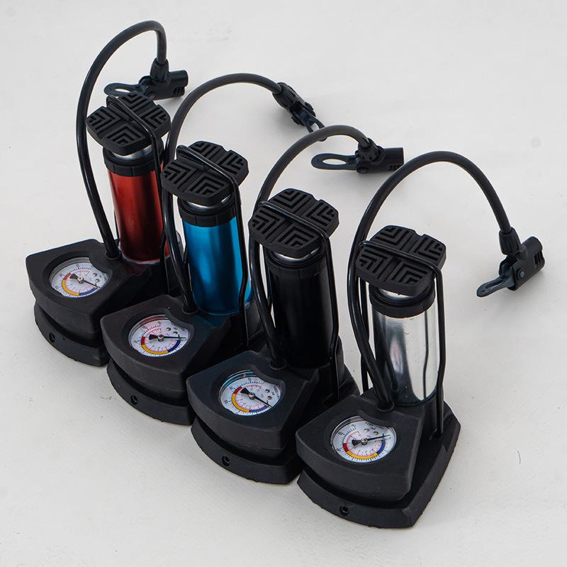 foot-operated inflator football pump bicycle pump charging cylinder mini inflator portable play