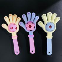 hand rattle clang puzzle rattle baby grip training toy hand-held musical instrument clapping hand gift 1 yuan wholesale