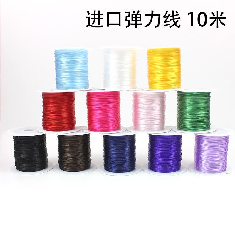 imported multi-color crystal string beads filament diy ornament accessories wholesale crystal jade amber bracelet special