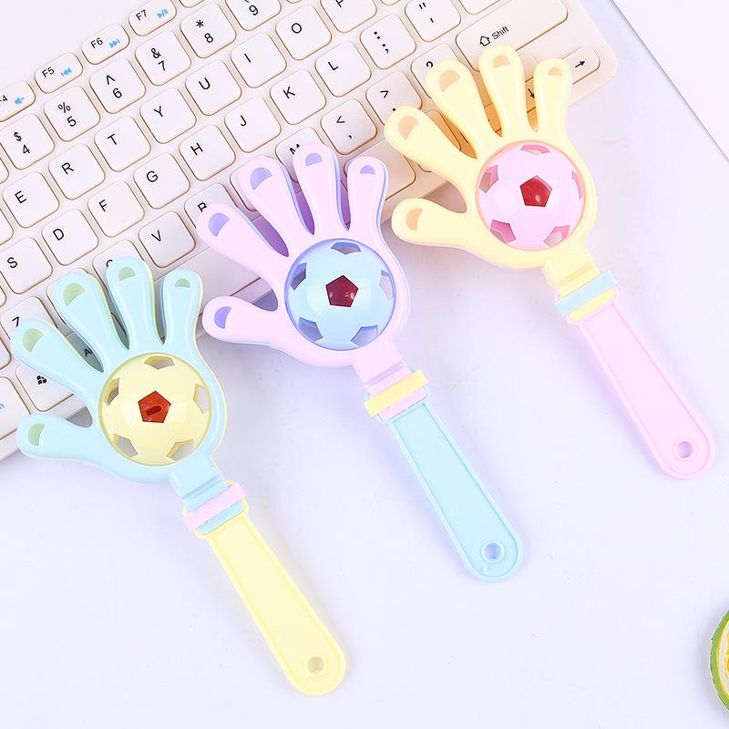 children's early education enlightment musical instrument clapping hands parent-child clapping device football rattle fun push small gift interaction