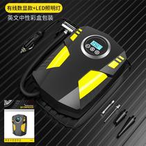 car air pump digital display portable electric 12v tire inflator multifunctional car air pump