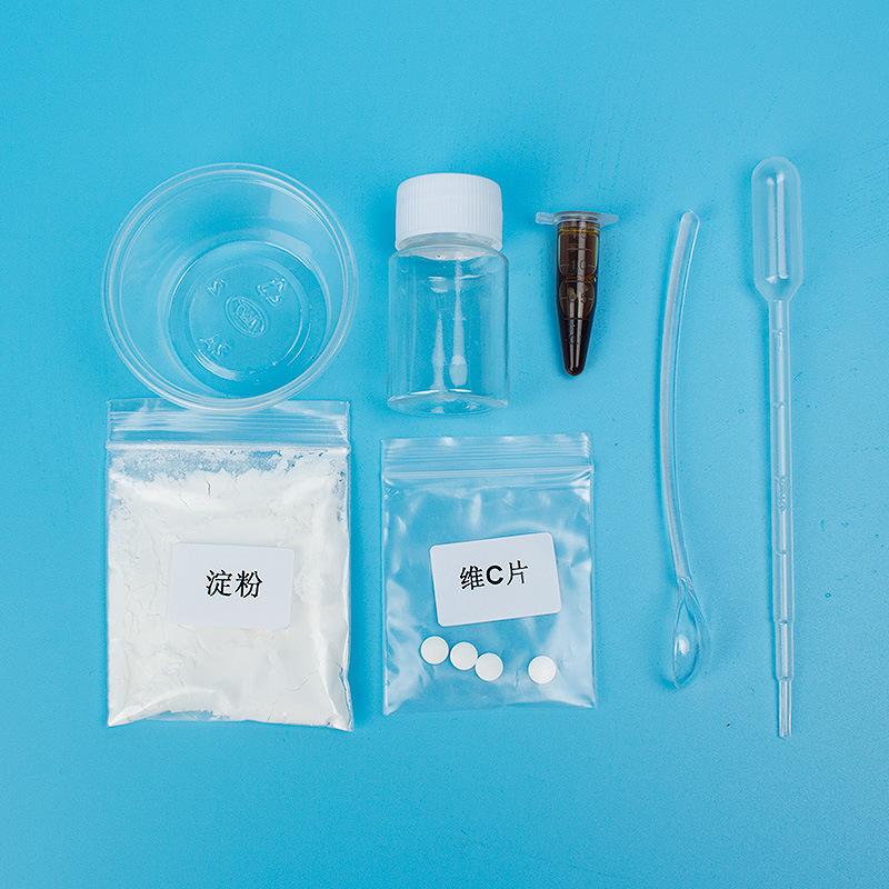 Starch and Iodine DIY Material Package Children's Science Small Production Creative Science and Education Small Invention Specification drawing