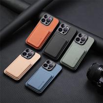 Suitable for Iphone15, Samsung Phone Case Sticker MagSafe Magnetic Card Holder Fiber Pattern Apple 14 Card Holder