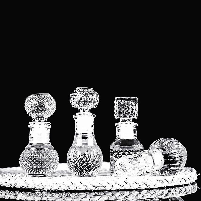 factory wine decanter 50 ml1000ml creative trial storage bottle transparent diamond red wine bottle imported wine bottle details Picture
