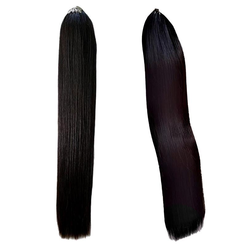 second generation feather hair extension new double line seamless hair extensions real hair women's hair long straight real hair in stock wholesale Specification drawing