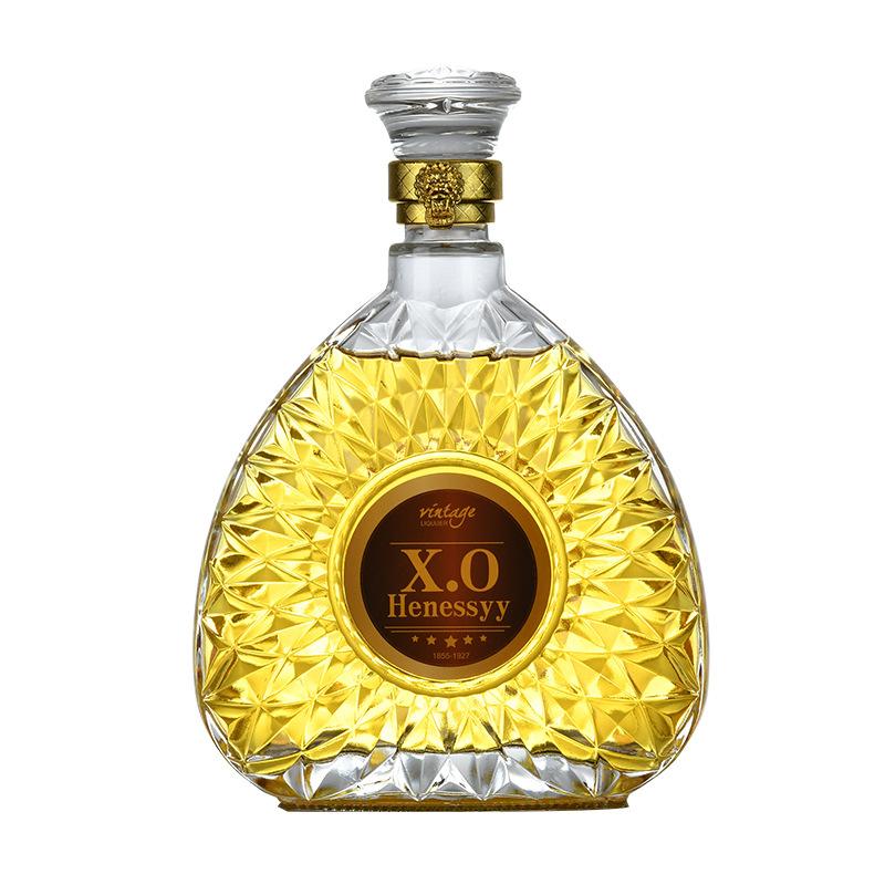 wholesale glass imported wine bottle xo whiskey bottle brandy red wine bottle sealed storage bottle the wine bottle manufacturer Item Picture