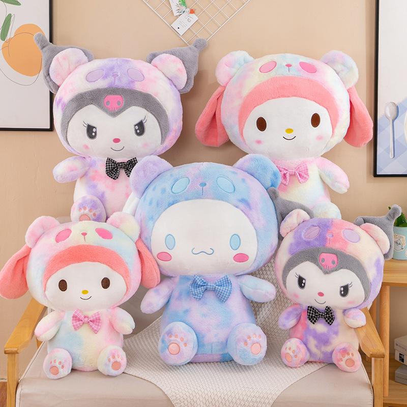 Rio Hello Kitty Plush Toy Doll Big Ear Dog Cinnamoroll Babycinnamoroll Melody Ragdoll Doll Pillow