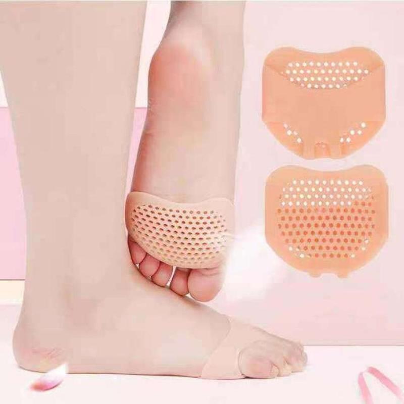 honeycomb silicone sole pad women's half insole high heels forefoot pad non-slip foot protection insole stall wholesale