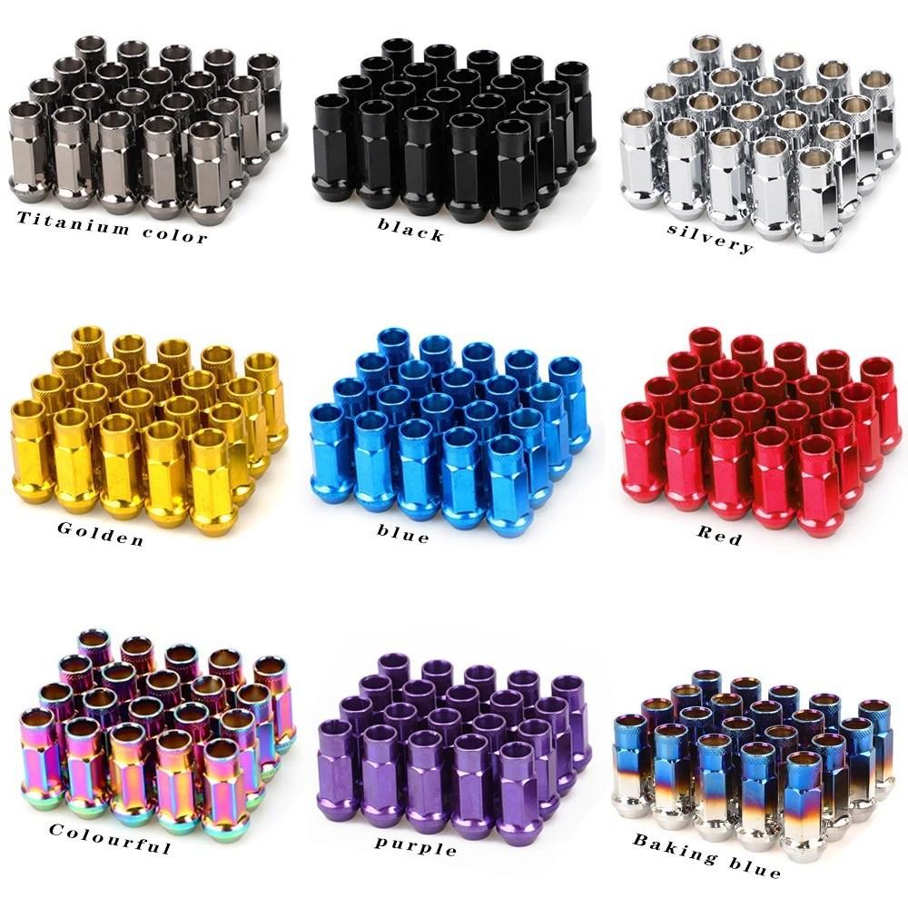Car Light Tire Nut Car Hub Screw Nut 20+1/Set Car Lug Nut full figure