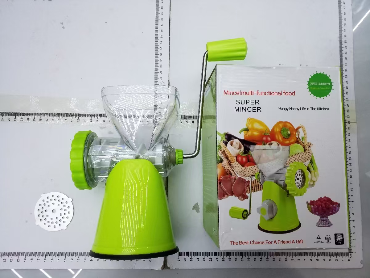 Metal kitchen and bathroom hand-cranked plastic food mixer Specification image
