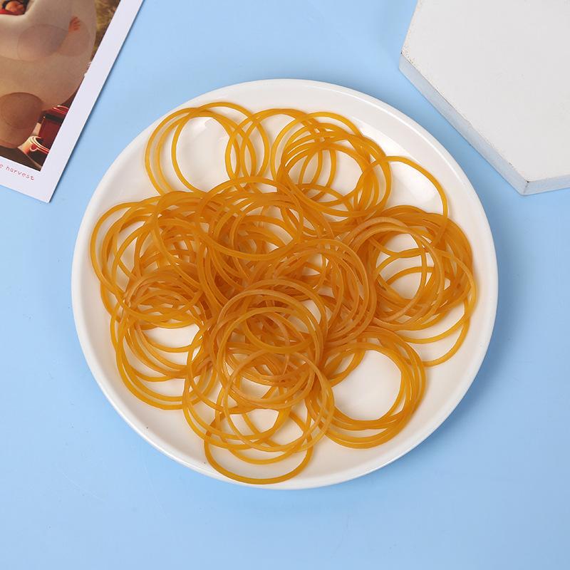 Yellow Transparent Rubber Band 32 Yellow Vietnam Imported Disposable Rubber Band High Elasticity High Temperature Resistance Rubber Ring