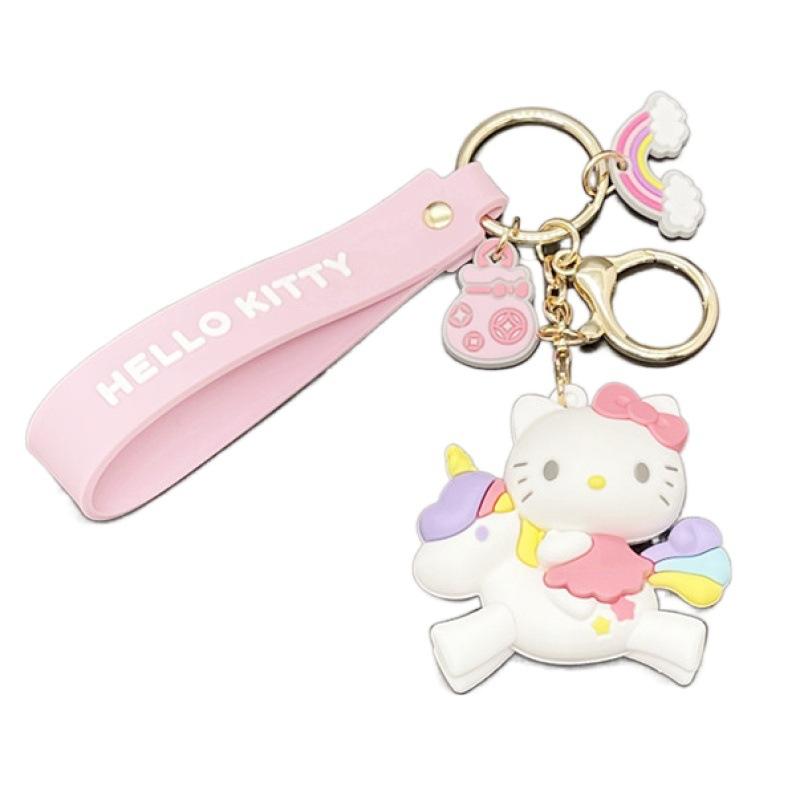 Cartoon Officially Authorized Sanrio Doll Keychain Automobile Hanging Ornament Cute Hello Kitty Key Chain Ring Creative Gift Item Picture