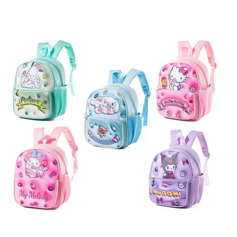Kid's Small Schoolbag New Cartoon 3-Dimensional Coolomi Pc Dog Big Ear Dog Melody Hello Kitty Casual Backpack