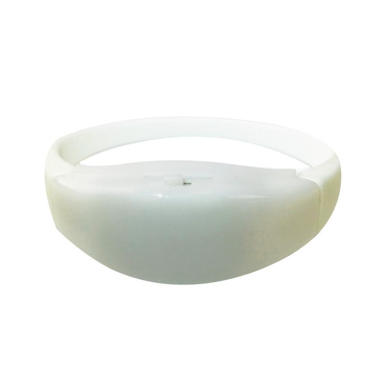 luminous voice control exclusive for cross-border led bracelet abs large bracelet luminous support button bracelet led luminous hand ring Item Picture