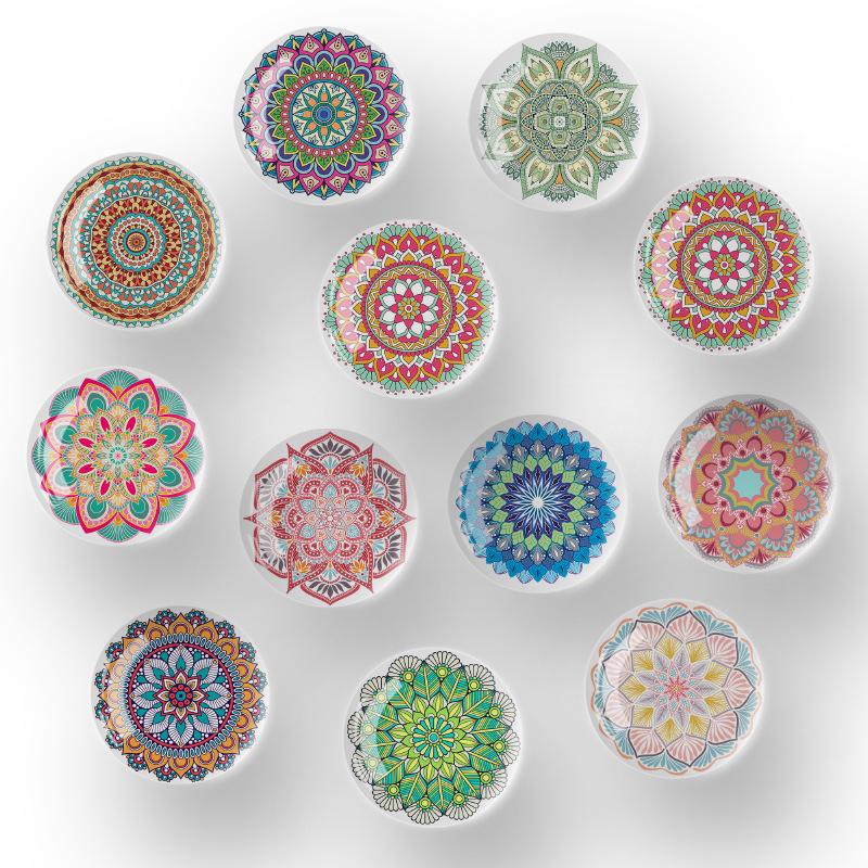 Factory Direct Crystal Refrigerator Magnet Refrigerator Decoration Magnet Small Gift Tourist Souvenir