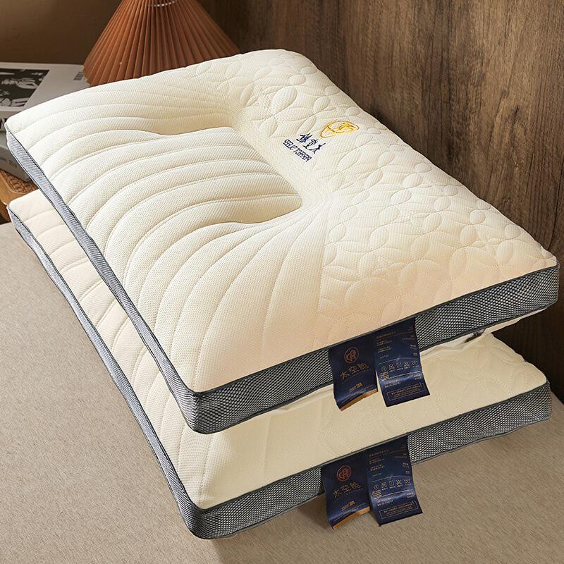 thailand latex pillow pair household natural rubber single dormitory students cervical pillow insert improve sleeping wholesale full figure