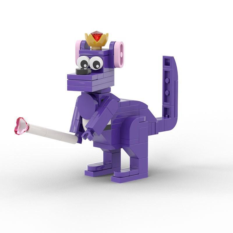 moc building blocks compatible with lego manual class amusement park spotted kindergarten three chapters monster kindergarten gift