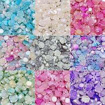 fantasy baroque gradient color bow flower diy pearl accessories cream glue diy beaded jewelry accessories