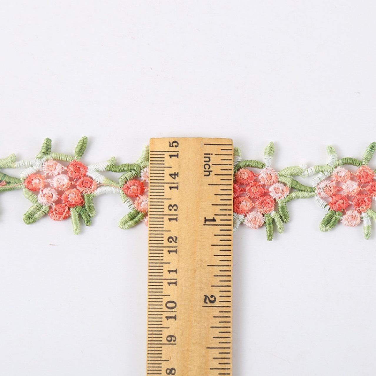 delicate small flower water soluble embroidery lace clothing accessories hat jewelry accessories Application Scenario