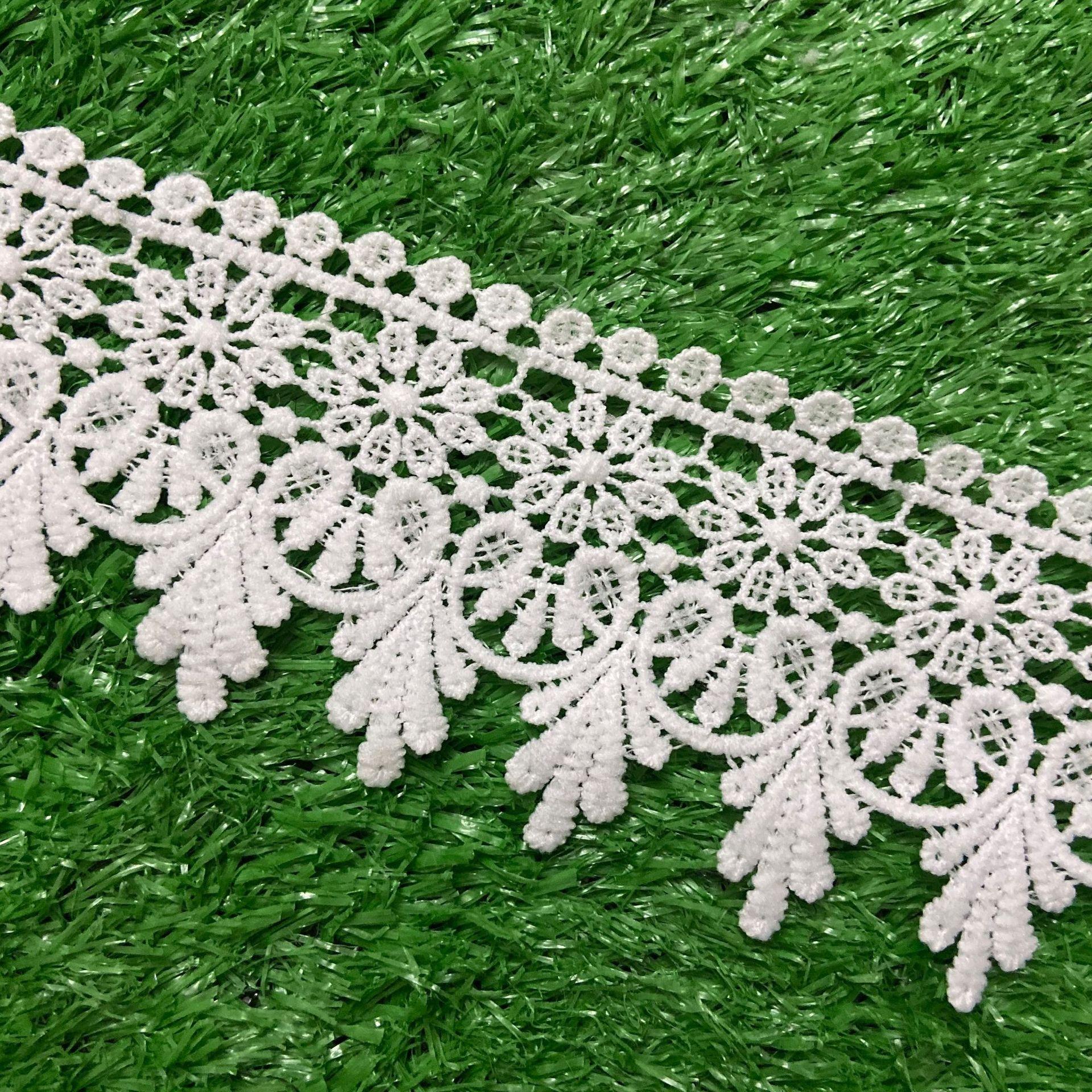 factory direct supply spot high quality lace water soluble milk silk embroidery lace embroidery accessories lace trim Application Scenario