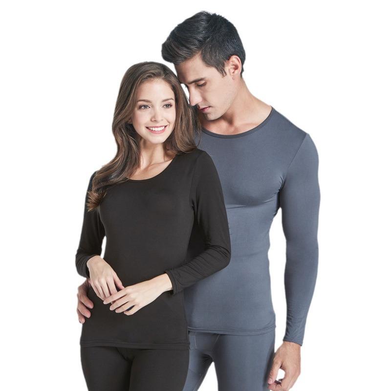 new plus-sized plus-sized men's thermal underwear suit women's large size long johns base plump girls cotton jersey wholesale Item Picture