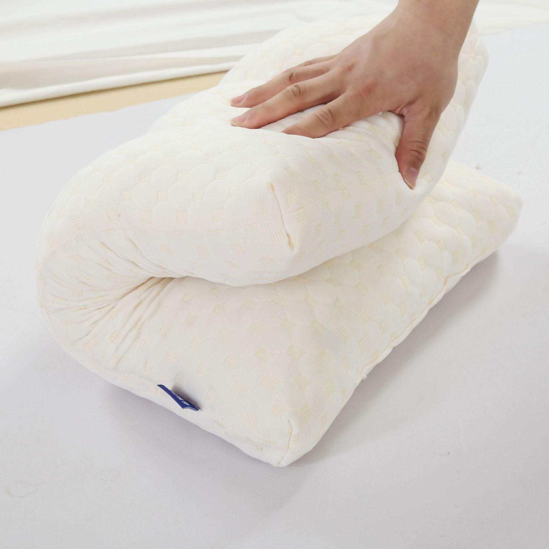 thailand latex particle pillow wholesale jewelry gift adult massage pillow core latex pillow cervical pillow printable logo Specification drawing
