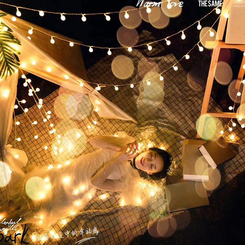 factory wholesale lighting chain led colored lamp girl heart romantic bedroom room genoptics aura essence colored lantern flashing lighting chain